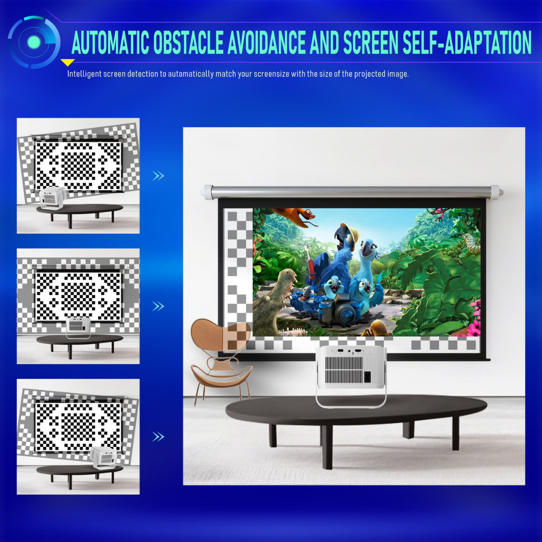 Magcubic HY350 Max Android 14 Projector – 900 ANSI Lumens, Native 1080P, Auto Focus & Auto Keystone
