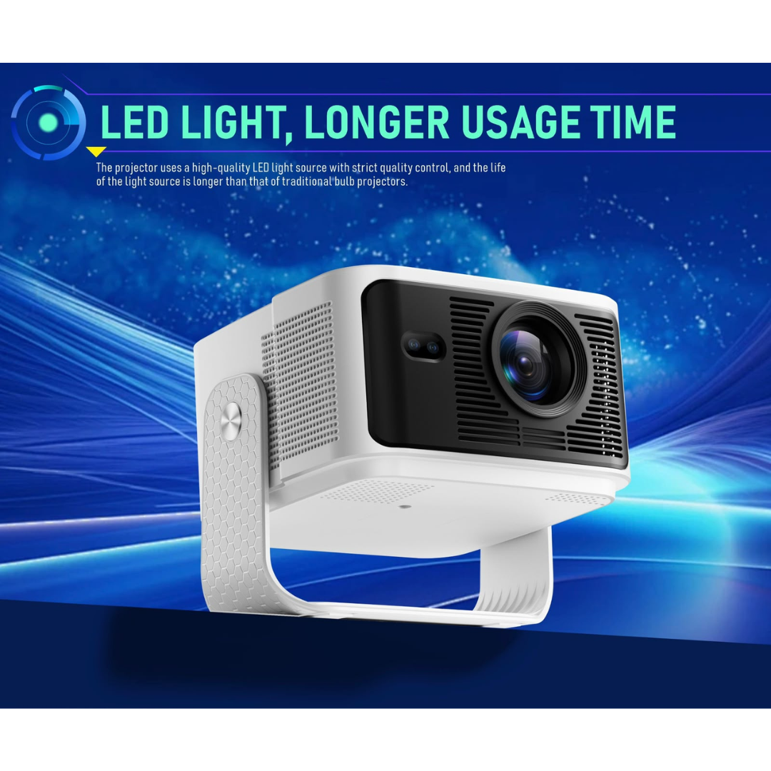 Magcubic HY350 Max Android 14 Projector – 900 ANSI Lumens, Native 1080P, Auto Focus & Auto Keystone