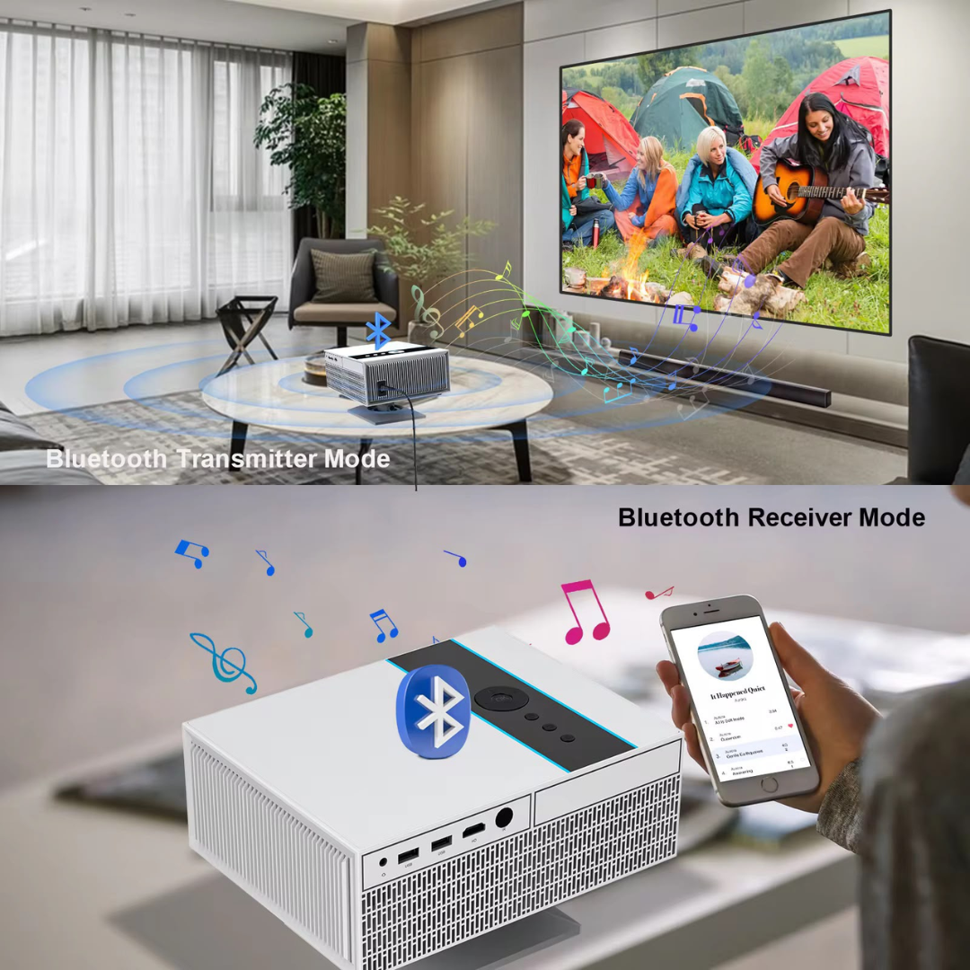 XNANO X6 Google TV Projector – Native 1080P, 700 ANSI Lumens, Auto Focus & Wi-Fi 6