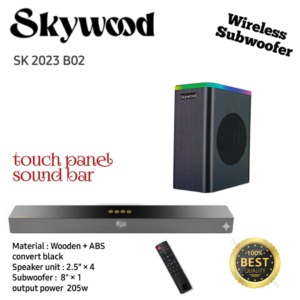 Premium Wireless Bluetooth Soundbar – High-Quality Audio, Heavy Bass & Premium Design