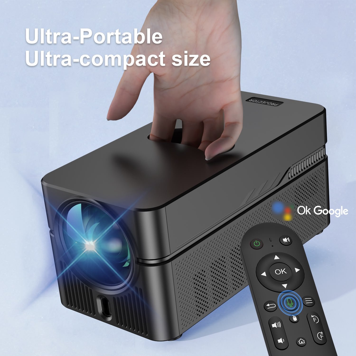 HY450 Pro 900 ANSI Android 14 4K Supported Short Throw Projector