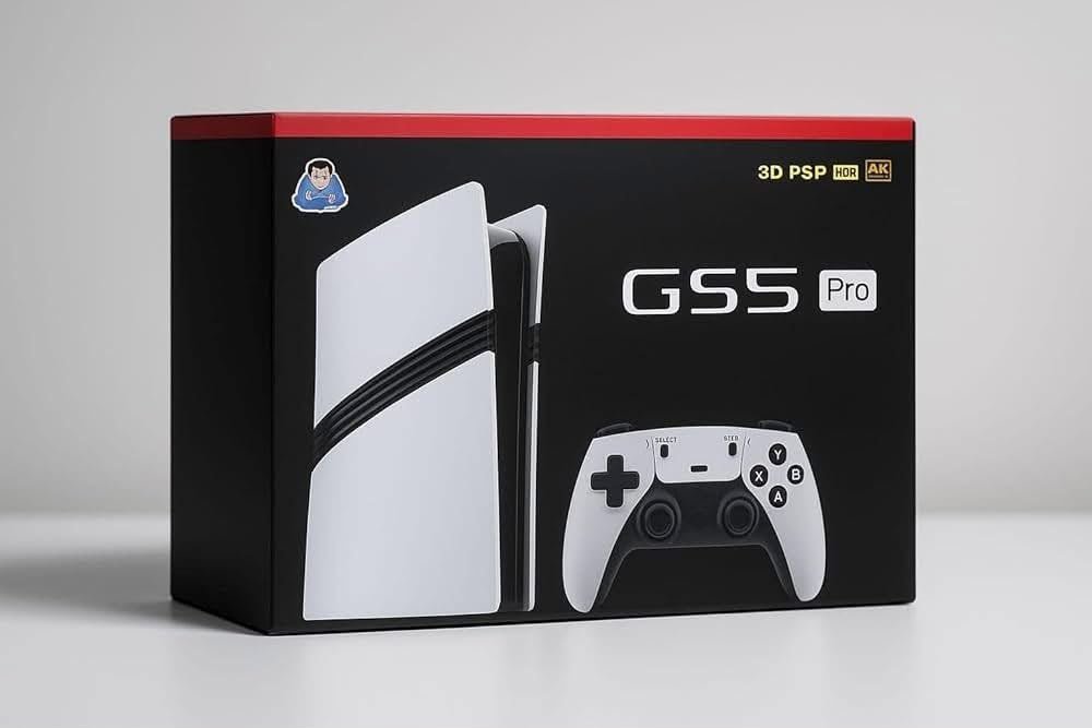 GS5 Pro Retro Gaming Console – 45,000+ Games, HDR Display & Classic Gaming