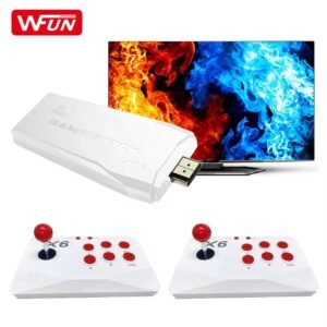 X6 Arcade Game Console 4K HD TV Game Stick with Dual Arcade Joysticks – 20,000+ Built-In Games
