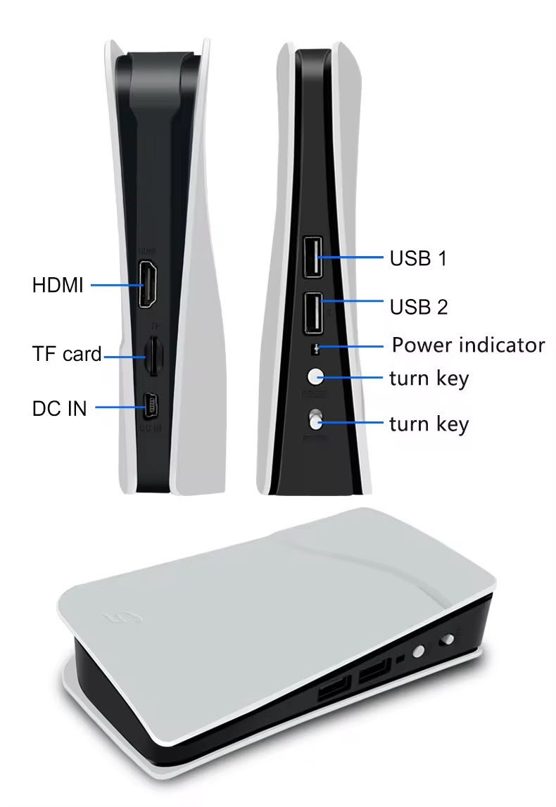 P-5 Gaming Console – 50,000+ Games, High-Quality Joysticks & Popular Classic Games