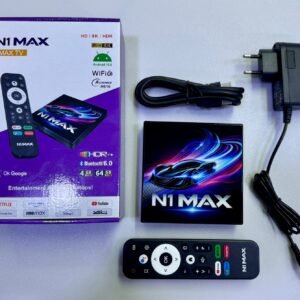 N1 Max 4K Android TV Box – 4GB RAM, 64GB Storage Support, Android 15 & WiFi 6E